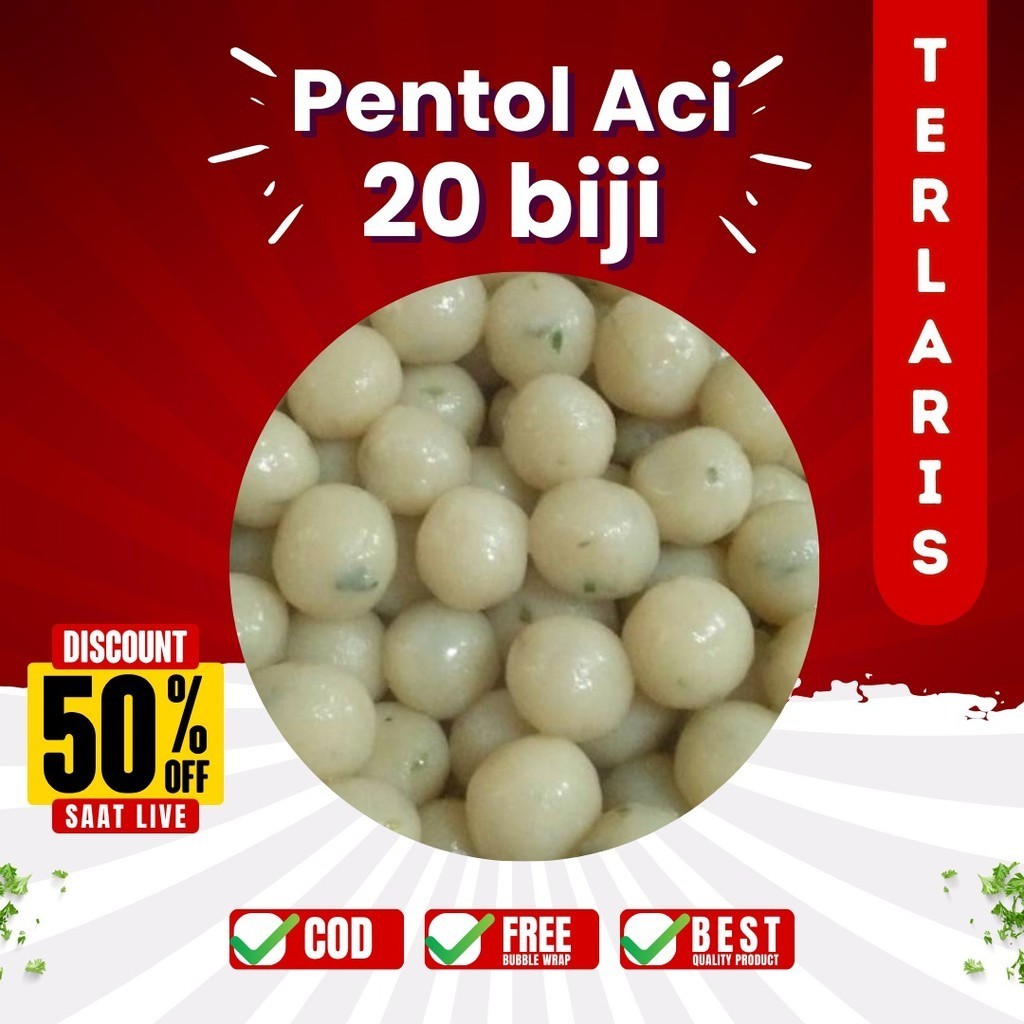 

PENTOL ACI JAGUAR 20Biji TERMURAH ALL VARIAN ISI BASO ACI BOCI BAKSO ACI TERLEZAT BELI 5 GRATIS 1