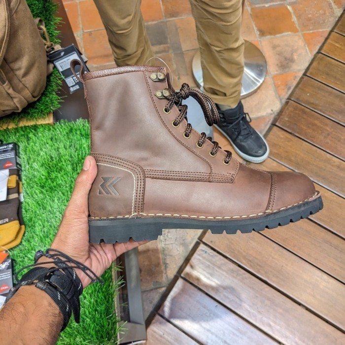 EIGER 1989 SEPATU PRIA BOOT RK X VREDE SHOES - DRAK BROWN