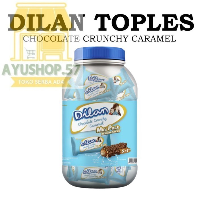 

DILAN CHOCOLATE CRUNCHY CARAMEL TOPLES - AYUSHOP57