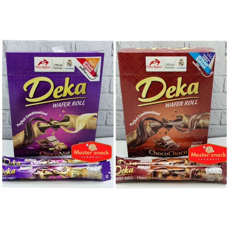 

Deka Wafer Roll (1 pack isi 24 pcs) | Wafer Stick Deka | Wafer Roll