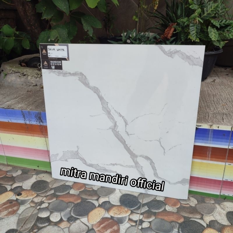 Granite lantai 60x60 Daiva white Arna Murah