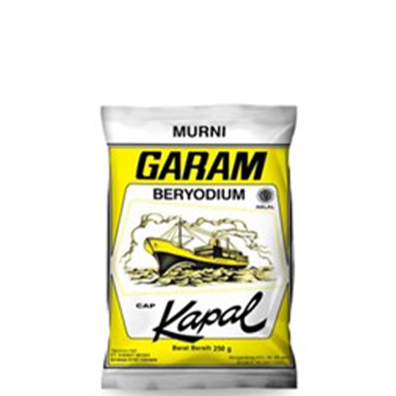 

Cap Kapal Garam Beryodium 250 gr