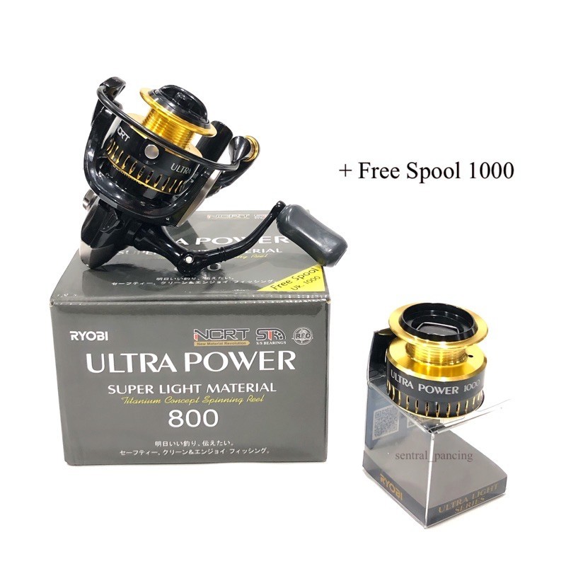 Reel Ryobi Ultra Power 800 FREE SPOOL 1000