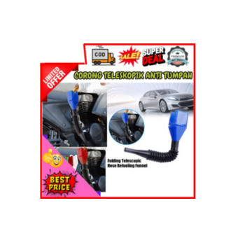 BISA COD Corong Plastik Besar Lipat Untuk Minyak Air Bensin Corong Fleksibel Serbaguna Corong Telesk