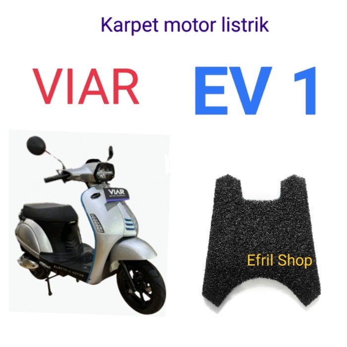 Karpet sepeda motor listrik VIAR EV1 Viar EV 1 - Hitam