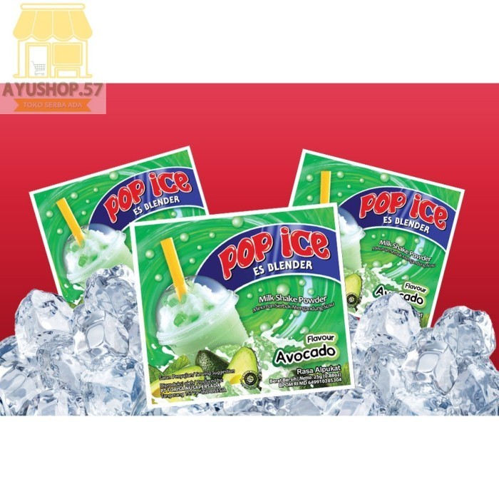 

Pop Ice rasa Avocado [25g x 10pcs] - AYUSHOP57