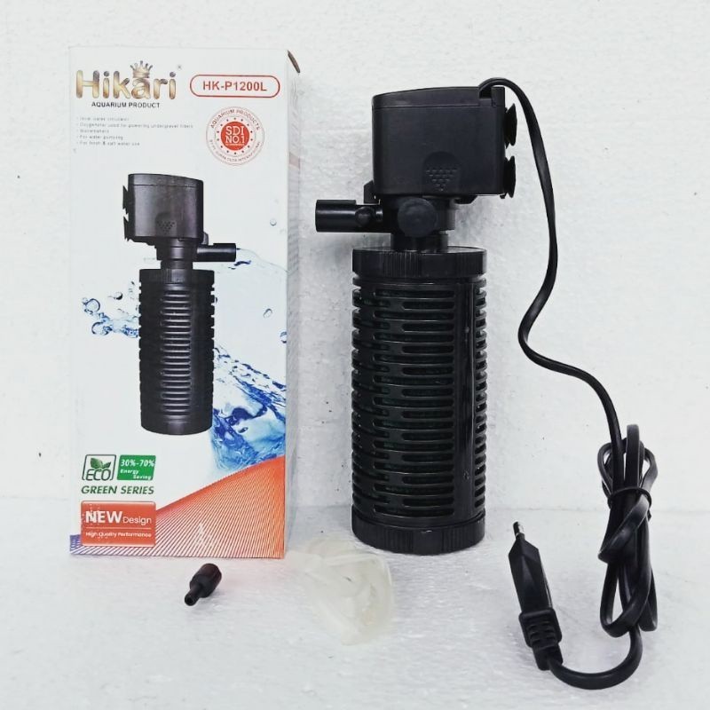 Hikari HK-P 1200L Mesin Filter Aquarium Internal Filter Mini Filter Akuarium Aquascape Filter Gantun