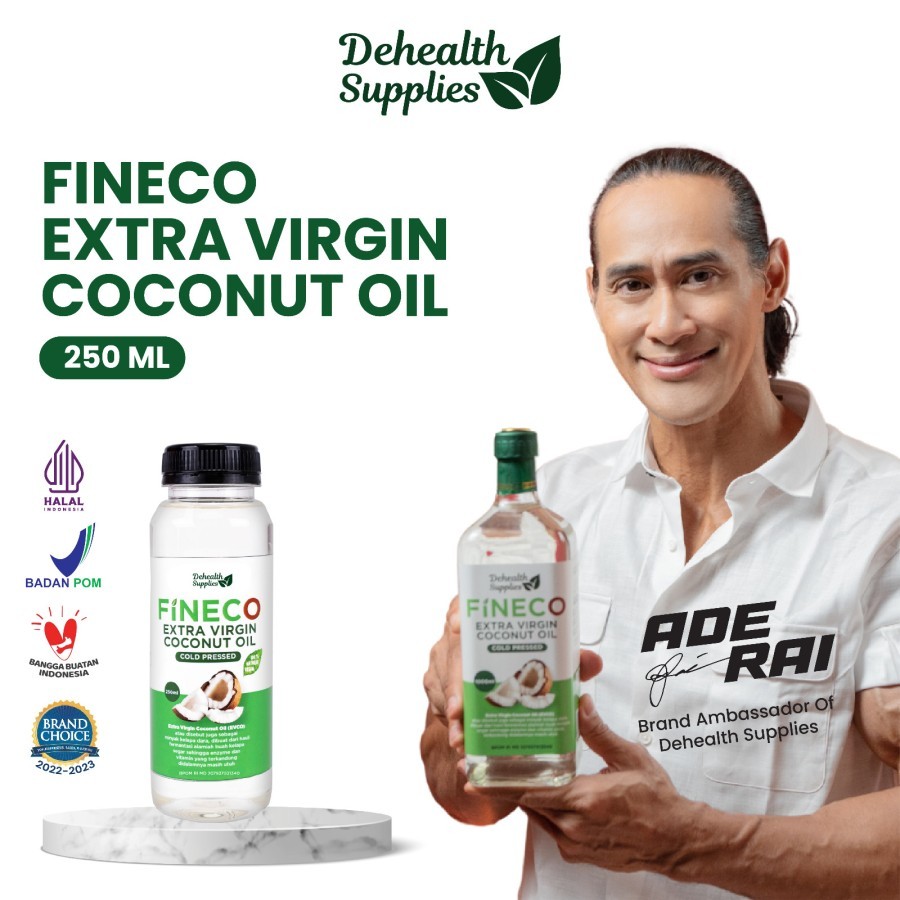 

Fineco Extra Virgin Coconut Oil Botol Plastik 250ml - EVCO by De Health Supplies