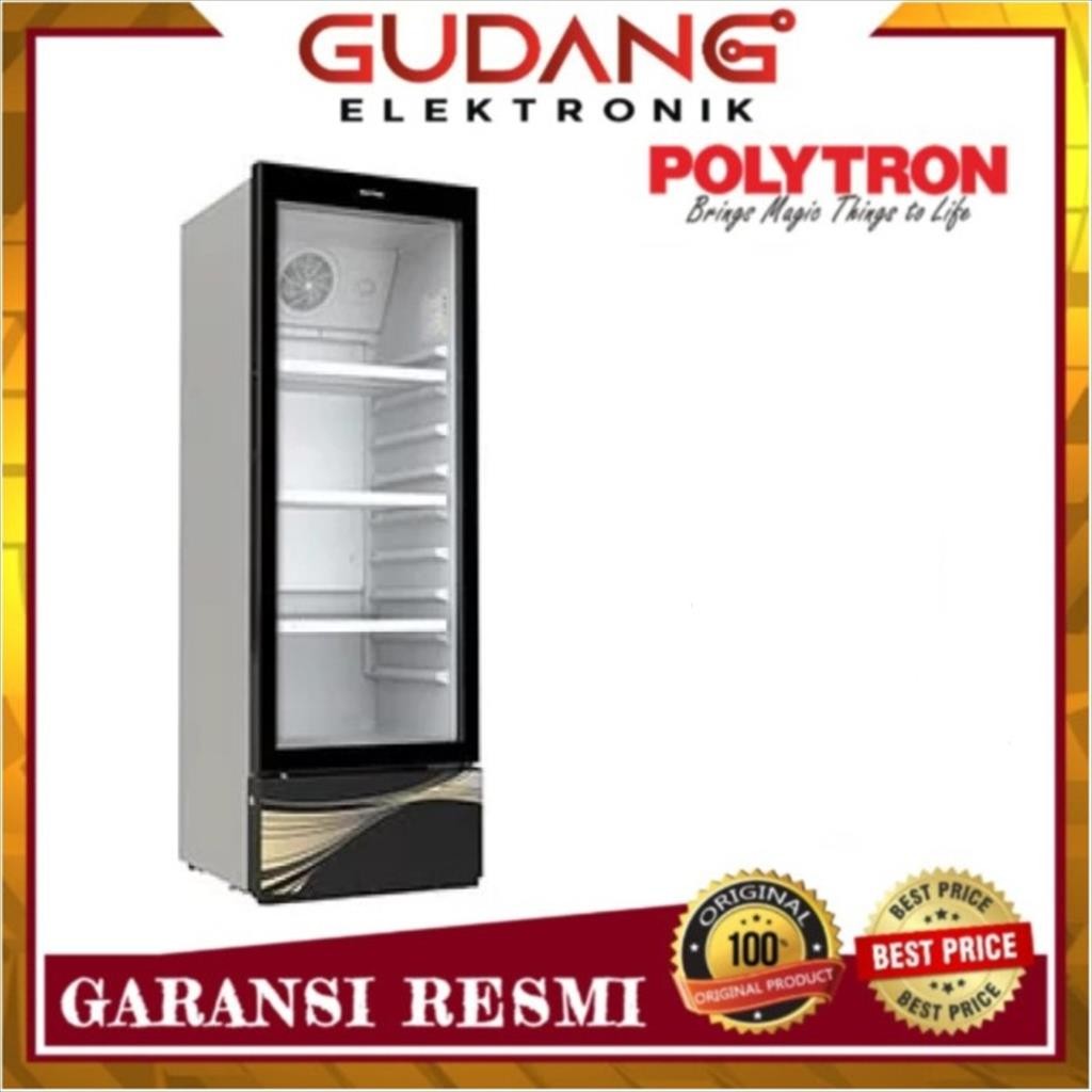 LEMARI ES KACA POLYTRON SCN-188X SHOWCASE POLYTRON SCN 188 X
