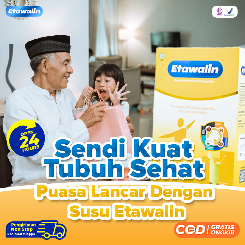 

Etawalin - Susu Kesehatan No.1 di Indonesia Mengatasi Masalah Tulang Nyeri Sendi dan Asam Urat