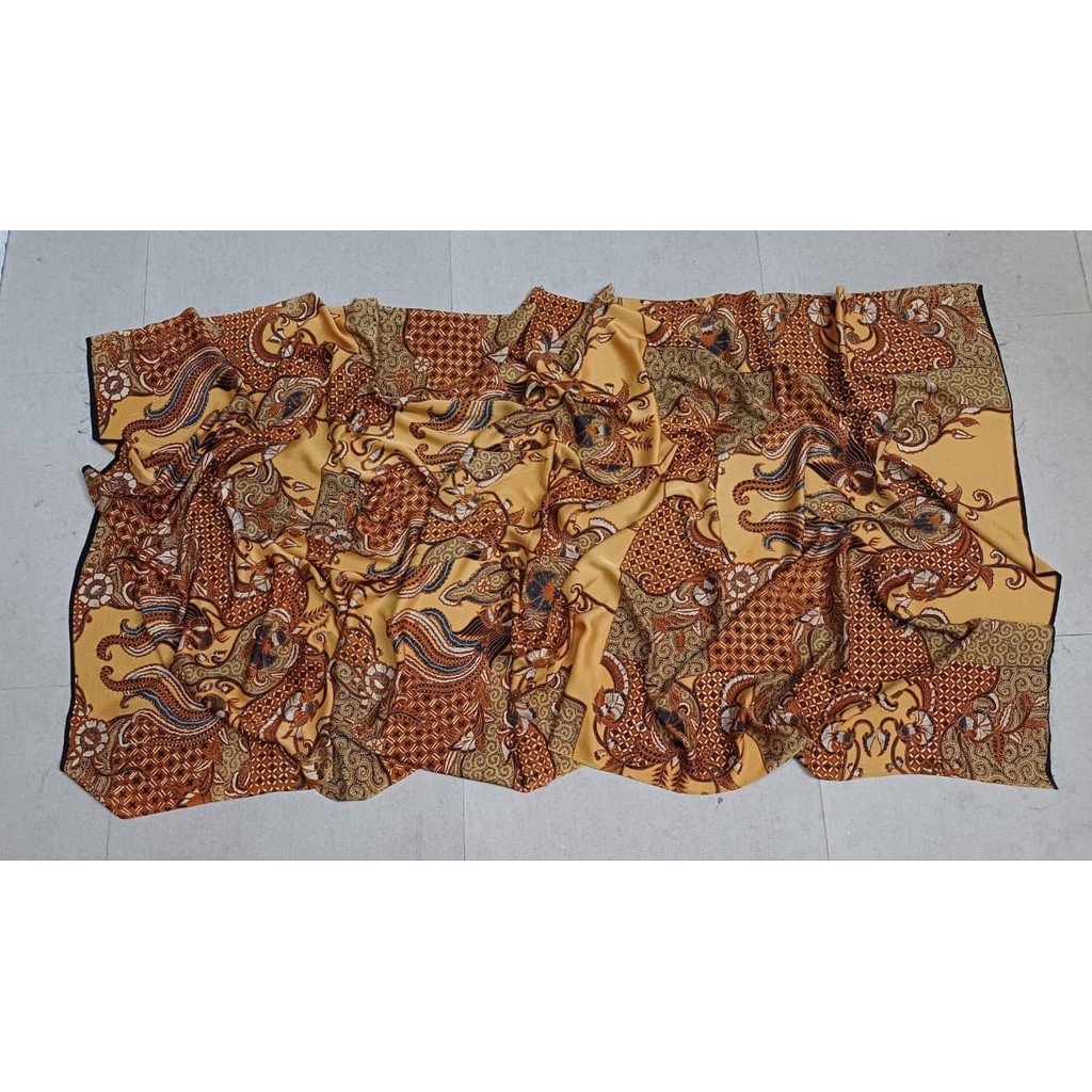 Kain Sutera Sogan Kuning