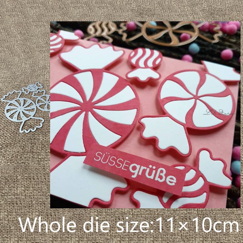 

Craft Metal Cutting Dies stencil mold 3pcs candy decoration scrapbook Album Paper Card Craft Embossing die cuts