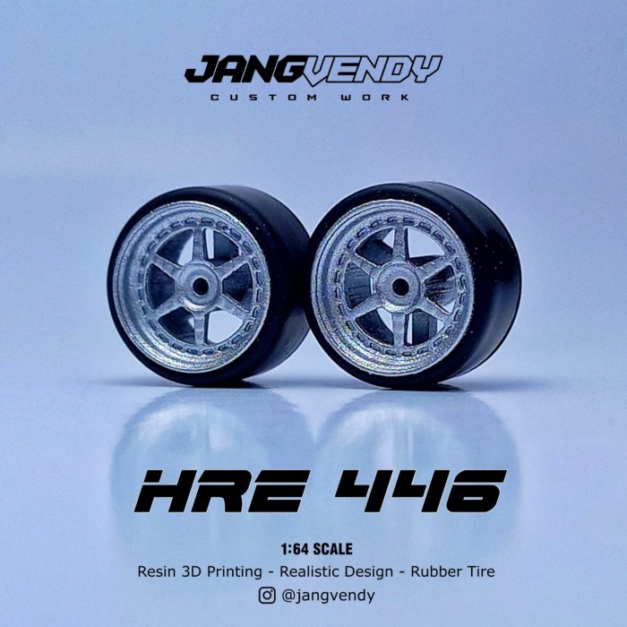 Ban Karet diecast JV Wheels model JV-06 HRE 446 - Exclude Axle