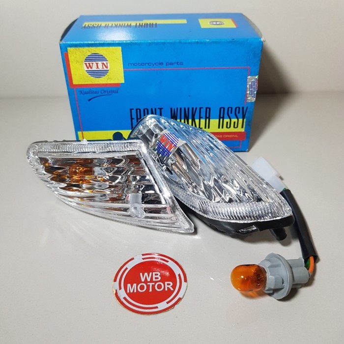 LAMPU SEN DEPAN SUPRA X 100 SUPRA BAPA JADUL WB MOTOR BANDUNG