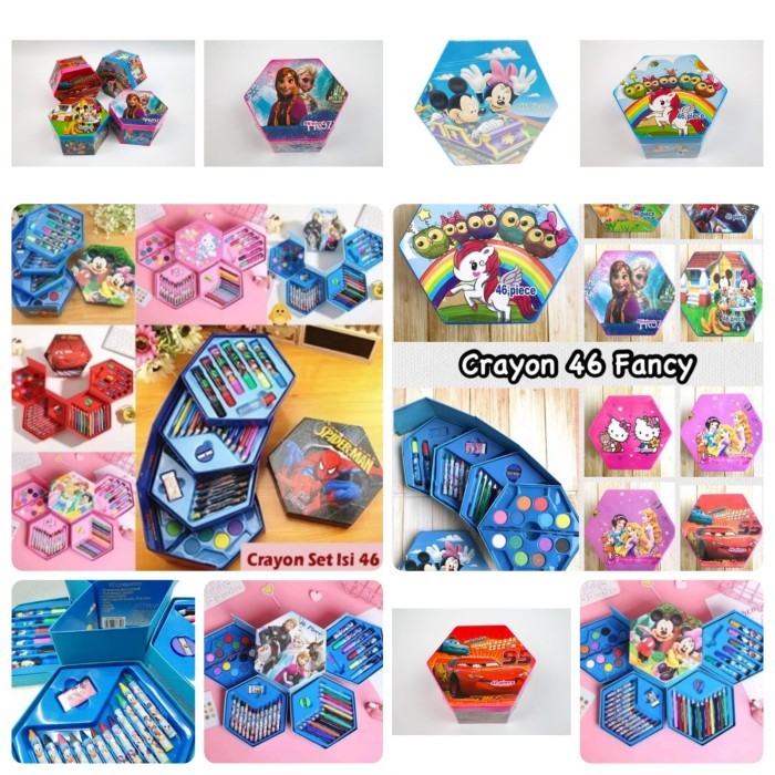 

CRAYON SET 46PCS ALAT MENGGAMBAR MEWARNAI