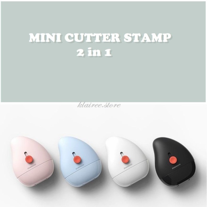 

Cutter 2In1 Roller Stamp Stempel Penghapus Alamat Resi Pelindung Data