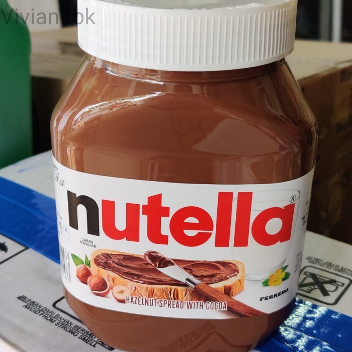 

vv Selai Coklat Nutella Hazelnut Spread 1kg 1000gr GOJEK ONLY