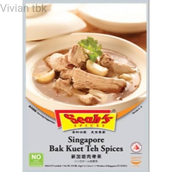 

vv Seah's Singapore Bak Kut Teh Spices 32g- Bumbu Bakut Teh Bak Kuet Seah