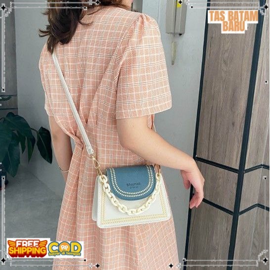 TAS WANITA XC369 - TAS IMPORT JAKARTA - TAS SLEMPANG - TAS WANITA - TAS MURAH MiaTmait GRB -