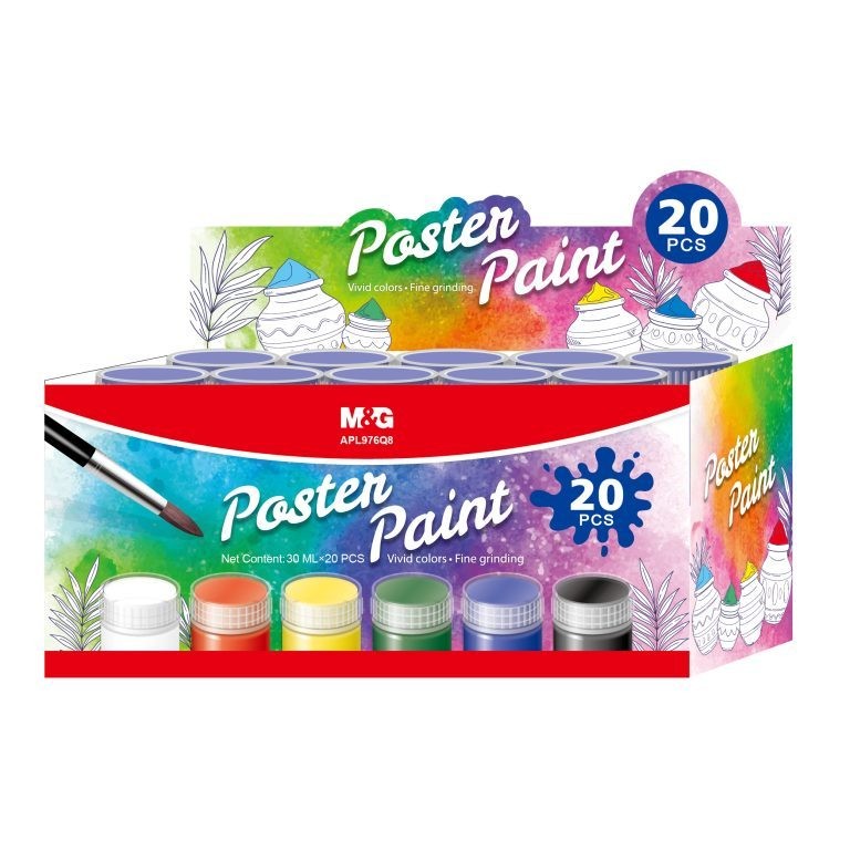 

Poster Paint M&G Cat Poster M&G 6 Warna Netto 30ml #APL976Q811 #APL976Q822 #APL976Q833 #APL976Q844 - Satuan