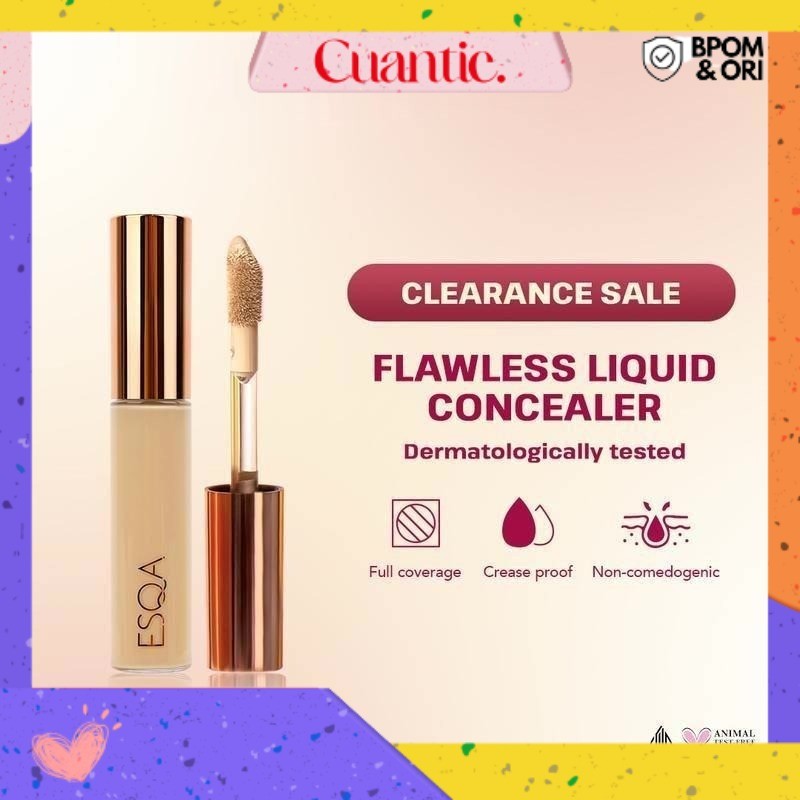 Clearance - ESQA Flawless Liquid Concealer Custard Full Size