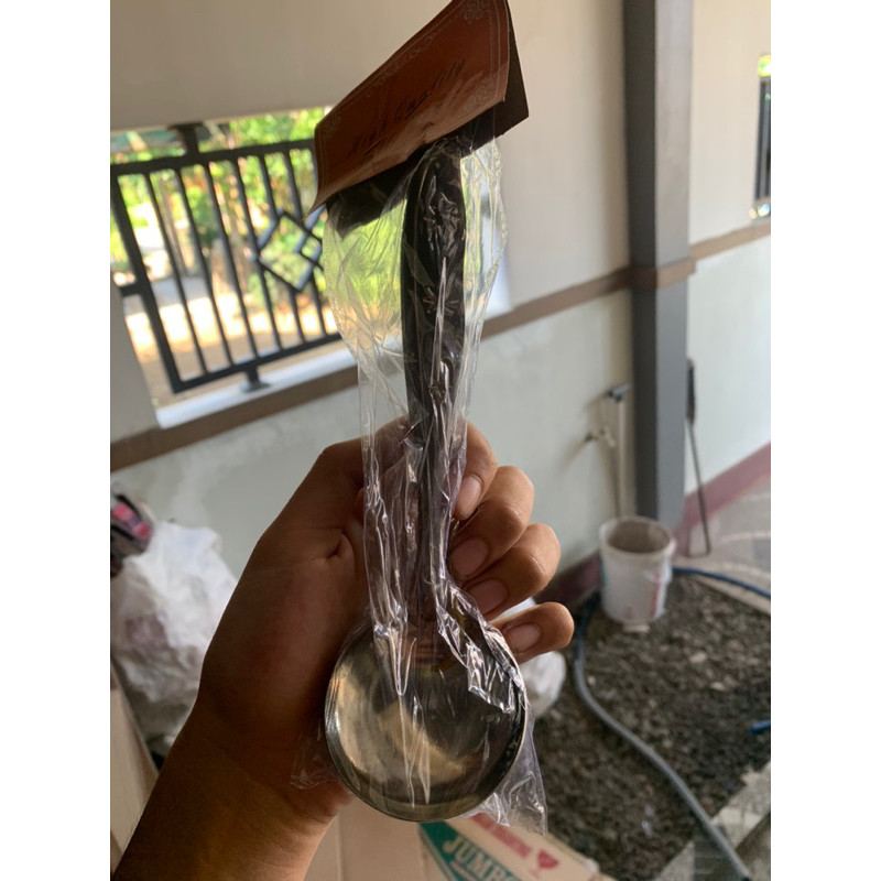 Irus centong sayur stainlees 1 lusin isi 12 irus centong sayur tebal irus doll