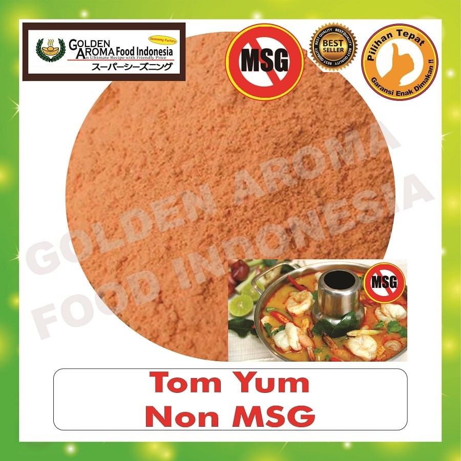 

Bubuk Tabur Rasa Tom Yum Non MSG 250gr Bumbu kuah Masak Serbaguna Murah Halal 1/4Kg Seasoning Powder