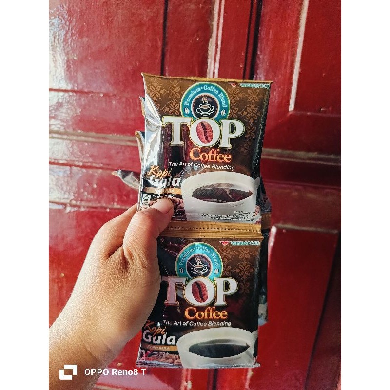 

Top Coffe Gula Minuman Sachet tinggal Seduh 1 Renceng isi 12 CJS