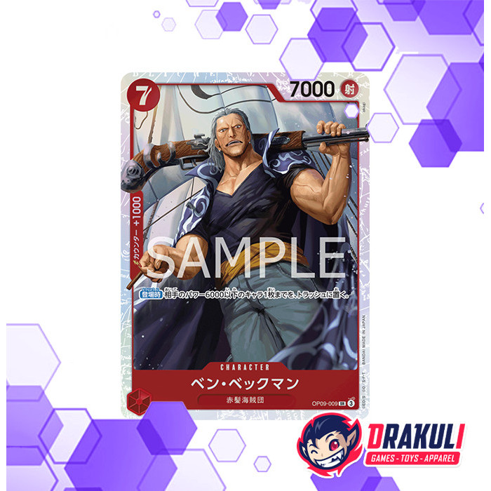 One Piece Card Game - Benn Beckman OP09-009 SR