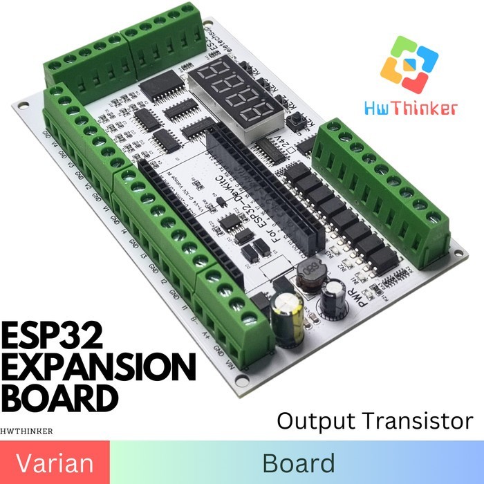 Modul 8 Channel 8ch Output Transistor Shield PLC Expansion Ekspansi Input/Output Analog/Digital RS48