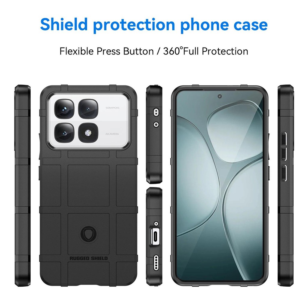 For redmi k70 ultra Armor Shield Case Soft Silicone Back Cover for redmi k70 ultra k70ultra Anti Kno