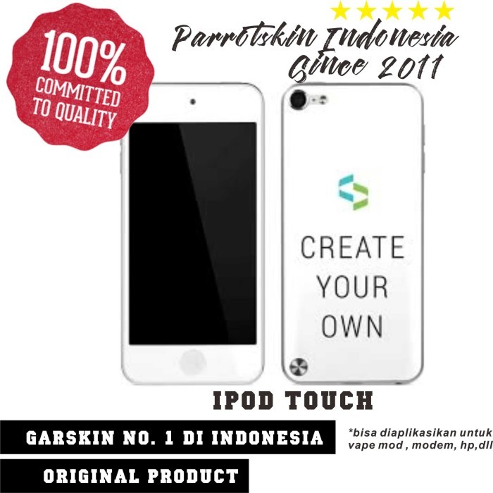garskin skin apple ipod touch gen 1 2 3 4 5 bisa custom gambar by Urbanite store