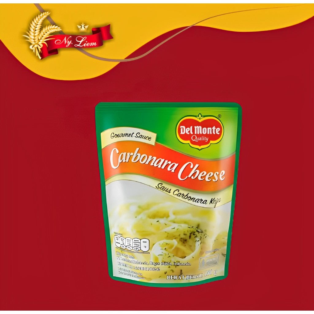 

DEL MONTE Carbonara Cheese Sauce 180gram