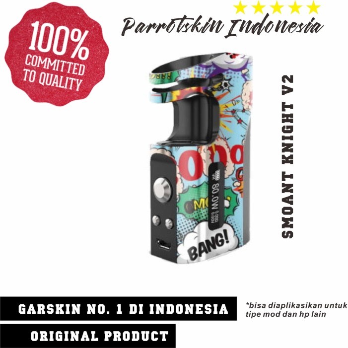 Garskin Premium Smoant Knight v2 comic Bisa CUstom Gambar by Urbanite store