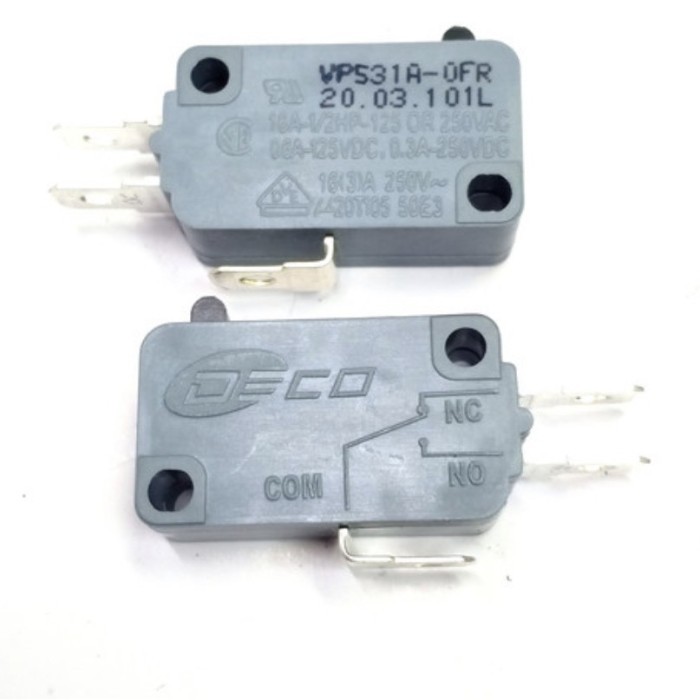 Limit Switch/Micro Switch polos Abu-Abu 7-0(DECO)//Limit Switch/Micro Switch polos Abu-Abu 7-0(DECO)