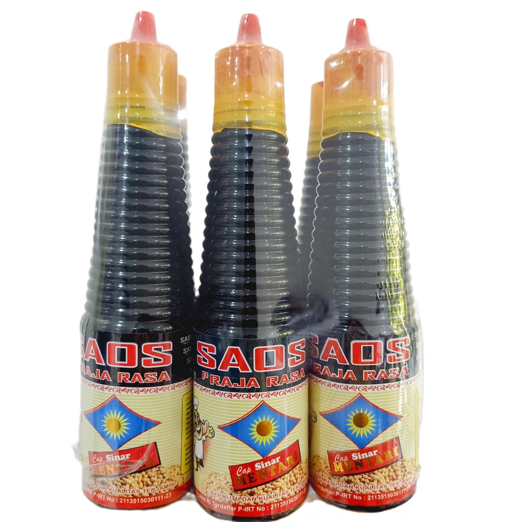

Paket Hemat 6 Botol Saos PRaja Rasa Cap Sinar Mentari 150 ml