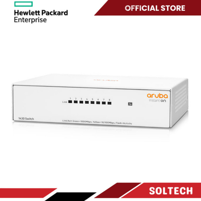 HPE Networking Instant On R8R45A RSVLC-2110 Switch 1430 8G Sw - SOLTECH