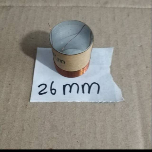 Spul spol speaker Diameter 26mm / spul speaker 6 inch sampai 10 inch