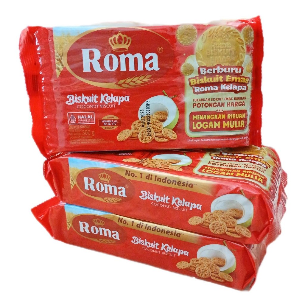 

Biskuit Roma Kelapa | roti