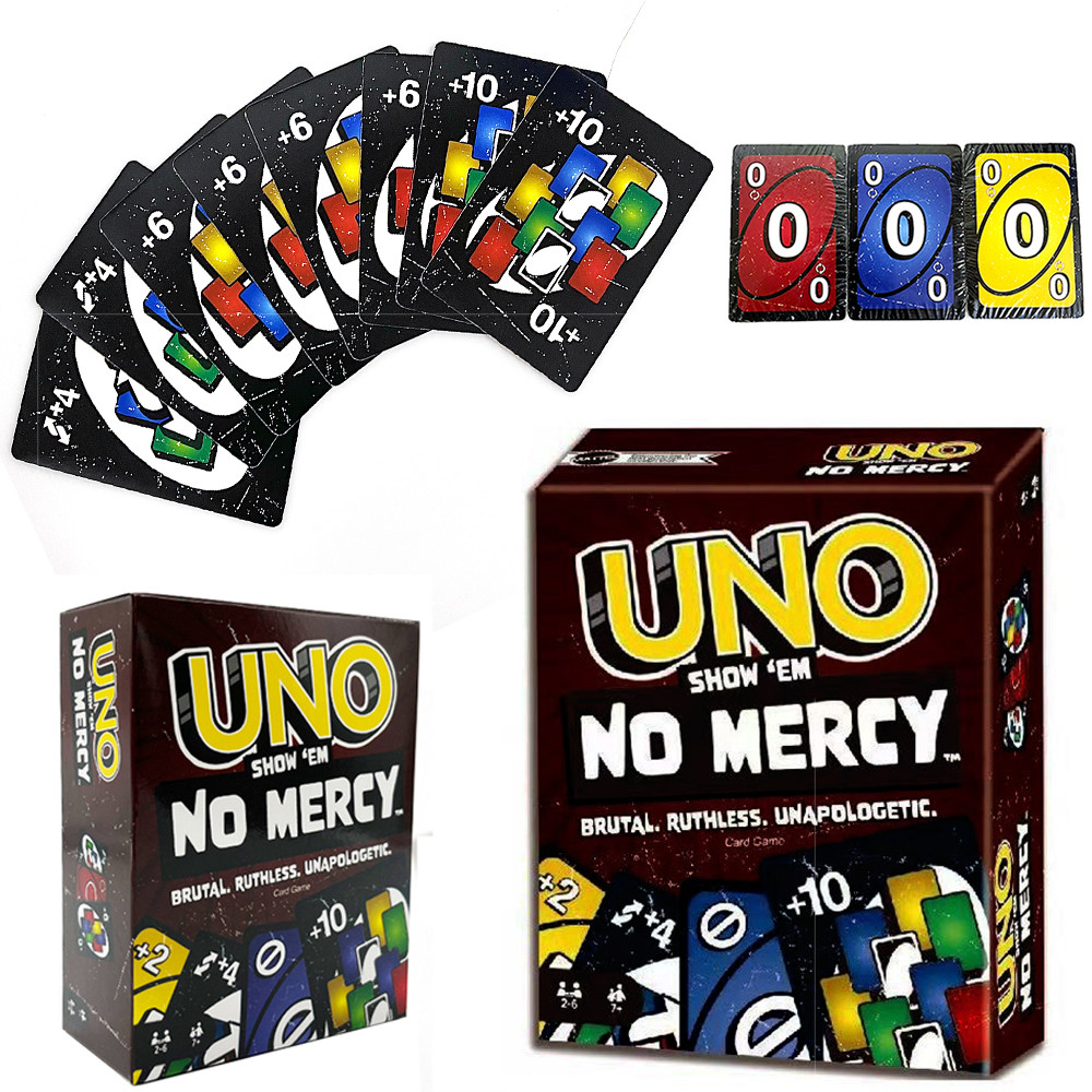 

UNO FLIP Games Family Funny Entertainment Board Game Fun Playing Cards Kids Toys Children birthday unos Gift