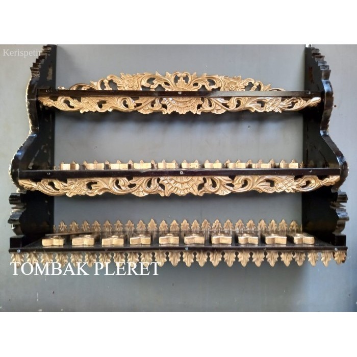 

jagrak keris isi 20 tempel dinding finishing black gold Promoo TP41 murah terlaris