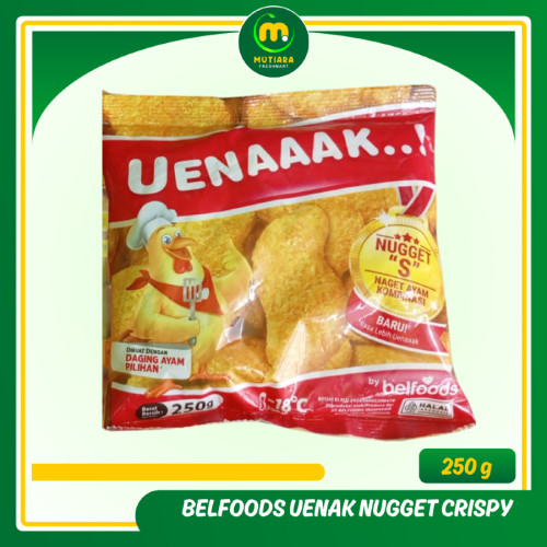 

BELFOODS UENAK NUGGET CRISPY 250GR