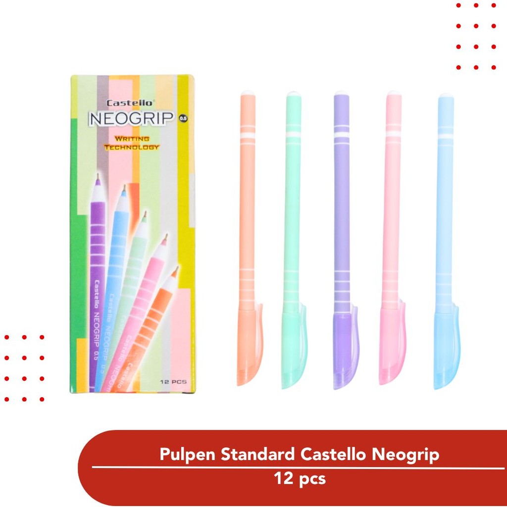 

Castello Neogrip Pulpen / Bolpen Castello Neogrip/ Standard Castello Neogrip