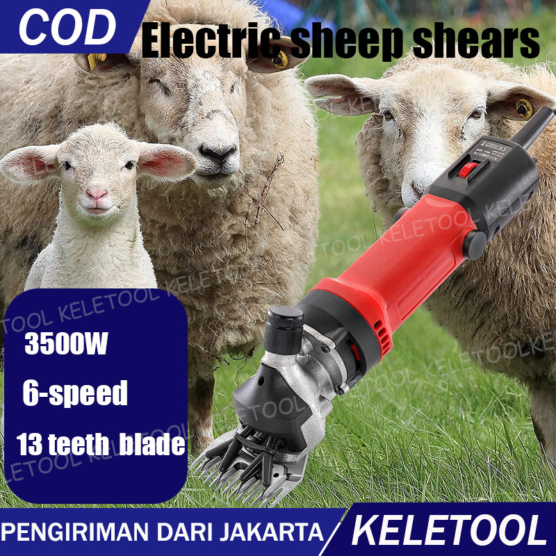 3500W Alat Sheep Cukur Pencukur Bulu Domba Kambing Listrik Alat Potong Rambut Kambing Mesin Pisau Cu