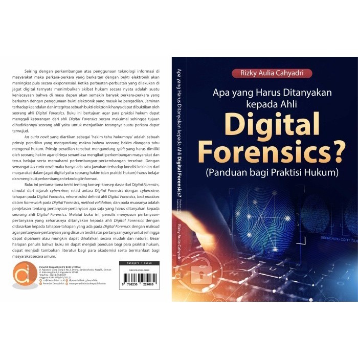 Buku Apa Yang Harus Ditanyakan Kepada Ahli Digital Forensics - HVS 70 - Deepublish