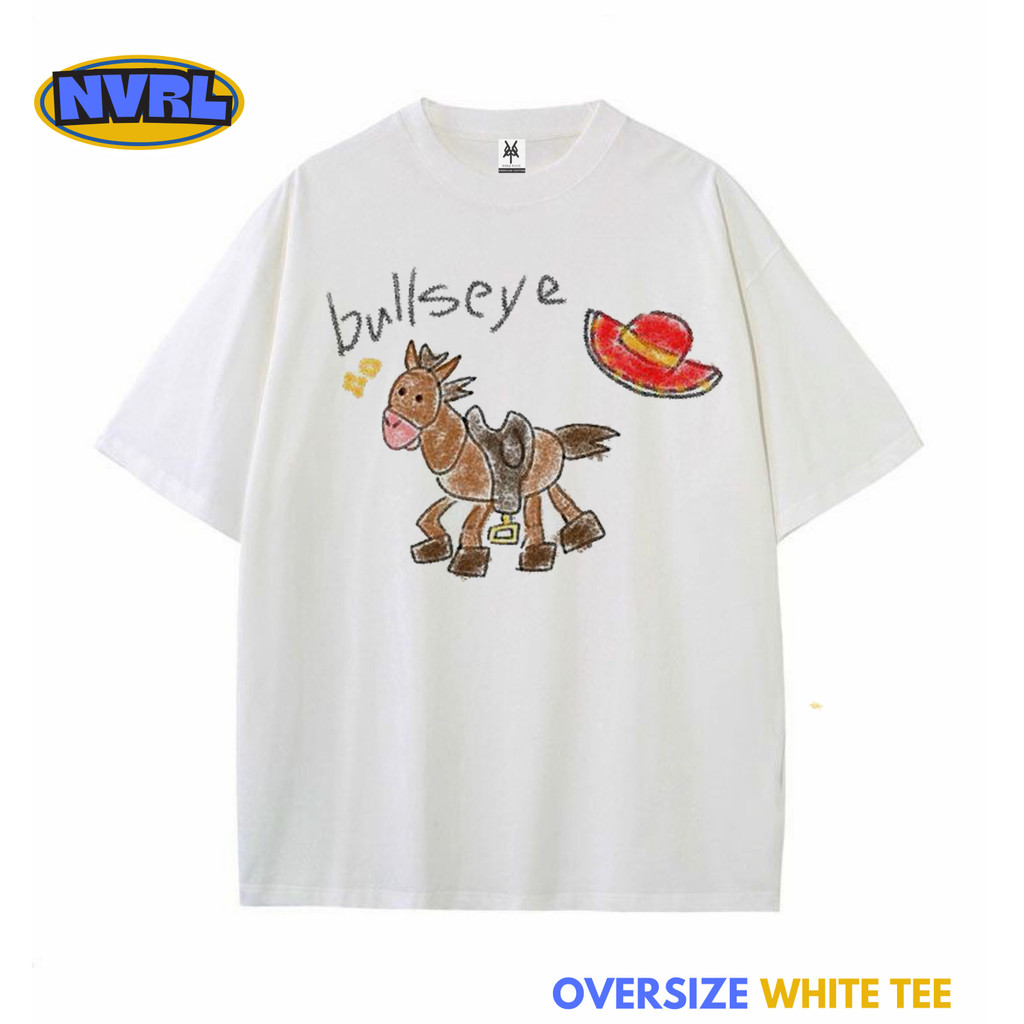 Kaos oversize toy story bullseye vintage tee