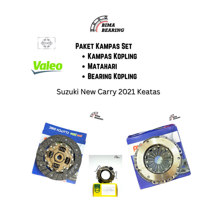 Kopling Set Carry Tayo Futura New 2021 Euro 4 Valeo KOREA Unifar Kampas Matahari Bearing Ori