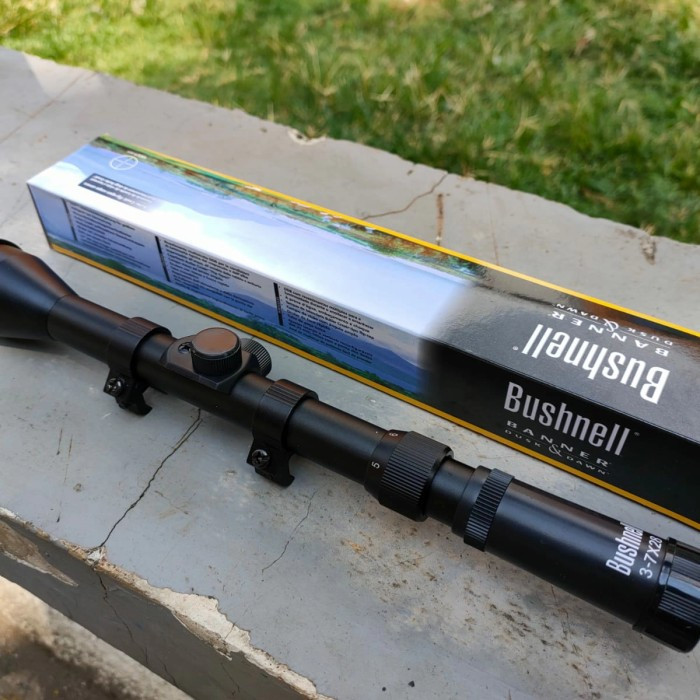 Aviola22_ NEW Bisa COD - Telescope / Teleskop Bushnell 3-7x28 Anti Getar