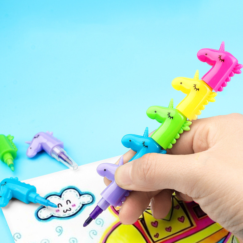 

TERMURAH! PENSIL WARNA ISI 5 SUSUN WARNA BERBEDA BENTUK UNICORN KAWAII CUTE UNIK