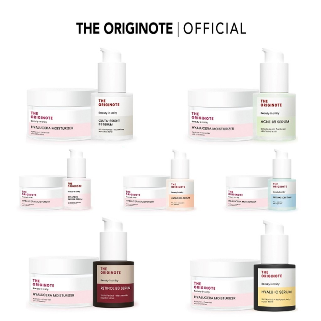 Originote PAKET BUNDLE 2in1 The Originote - Moisturizer + Serum